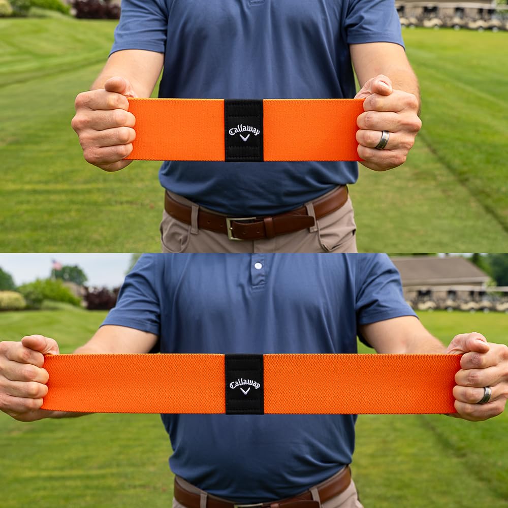 Callaway Swing-Easy junto a bolso para mostrar tamaño compacto y transporte