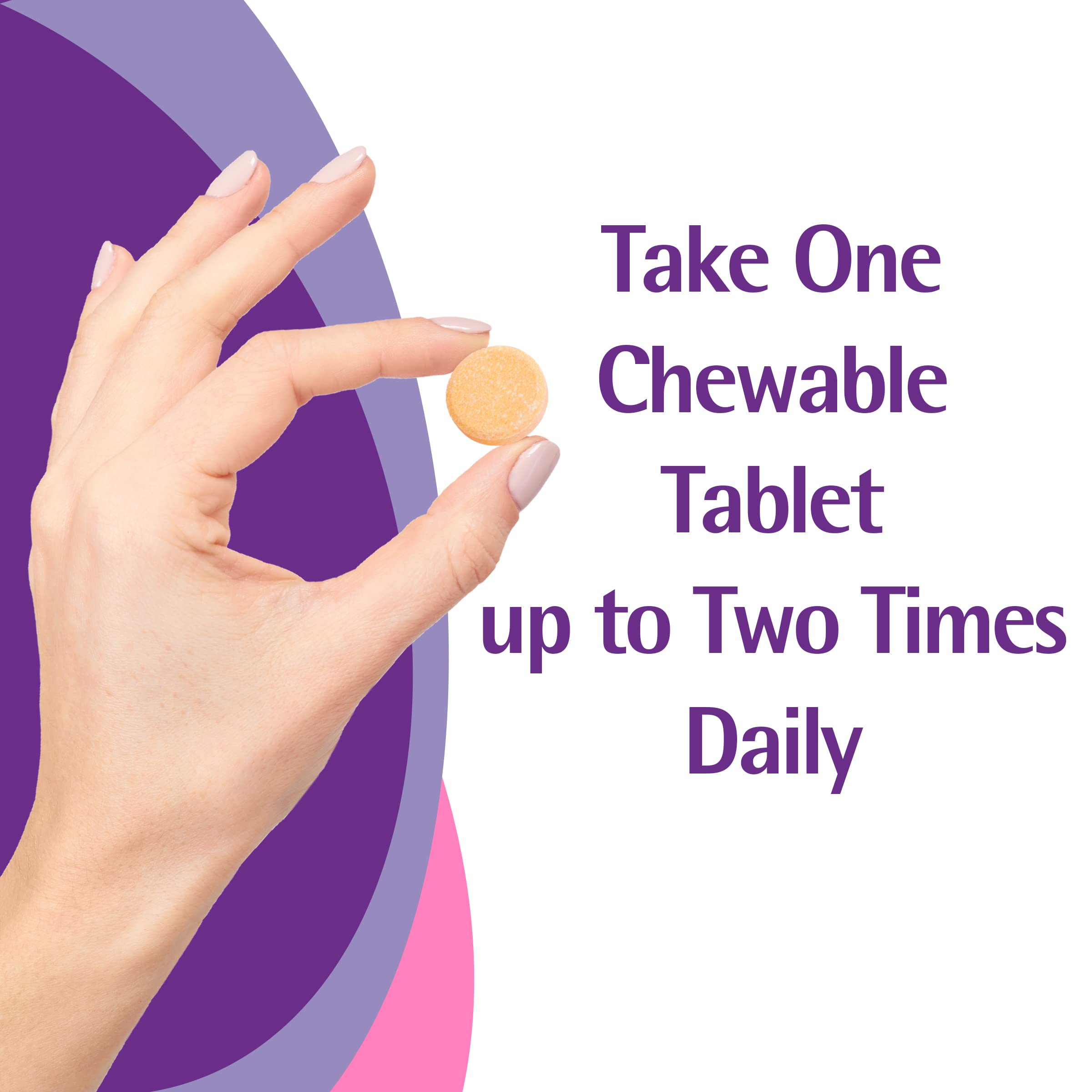 Caltrate persona tomando tableta con comida para mejor absorción