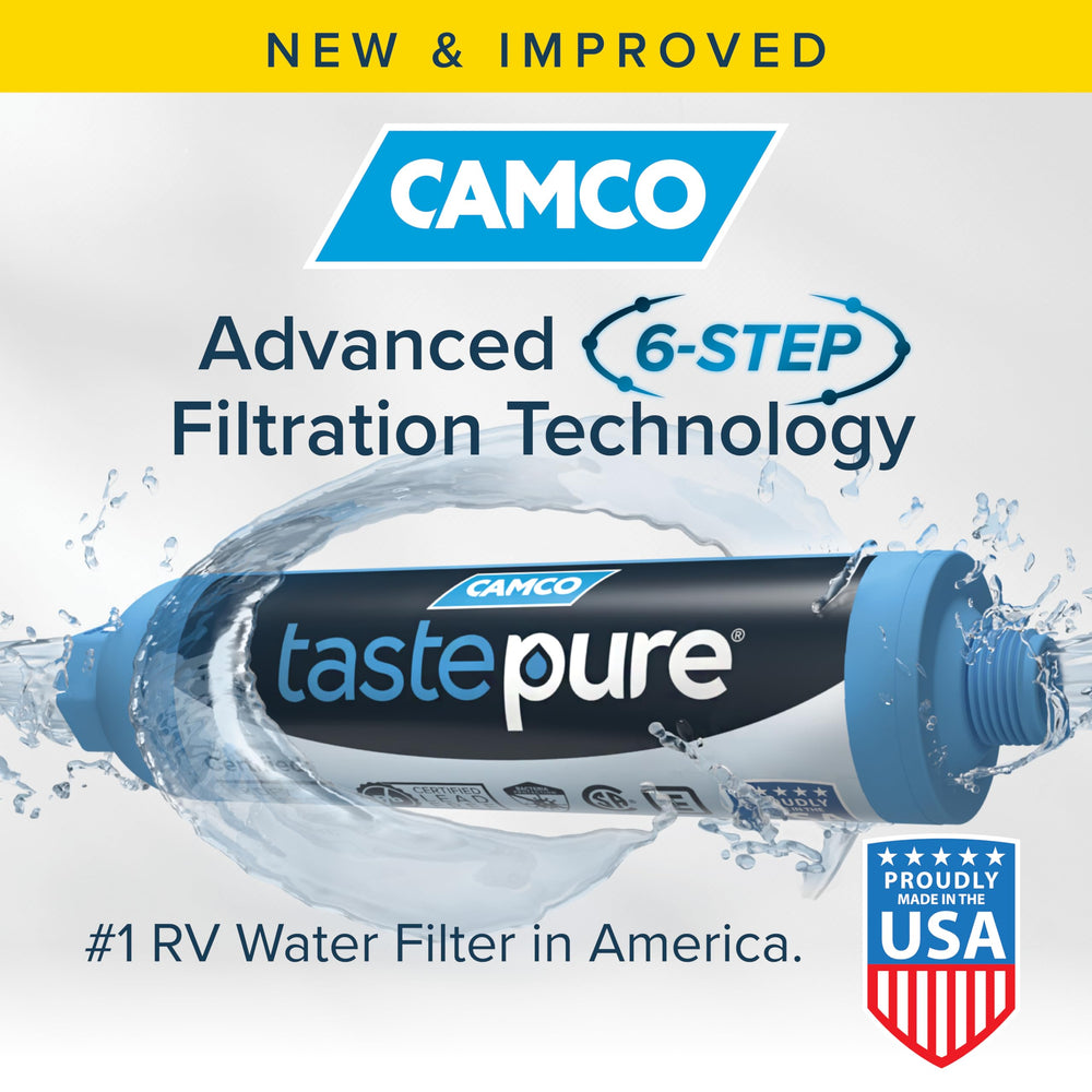 Camco detalle del cartucho Hex-Flow para filtración avanzada