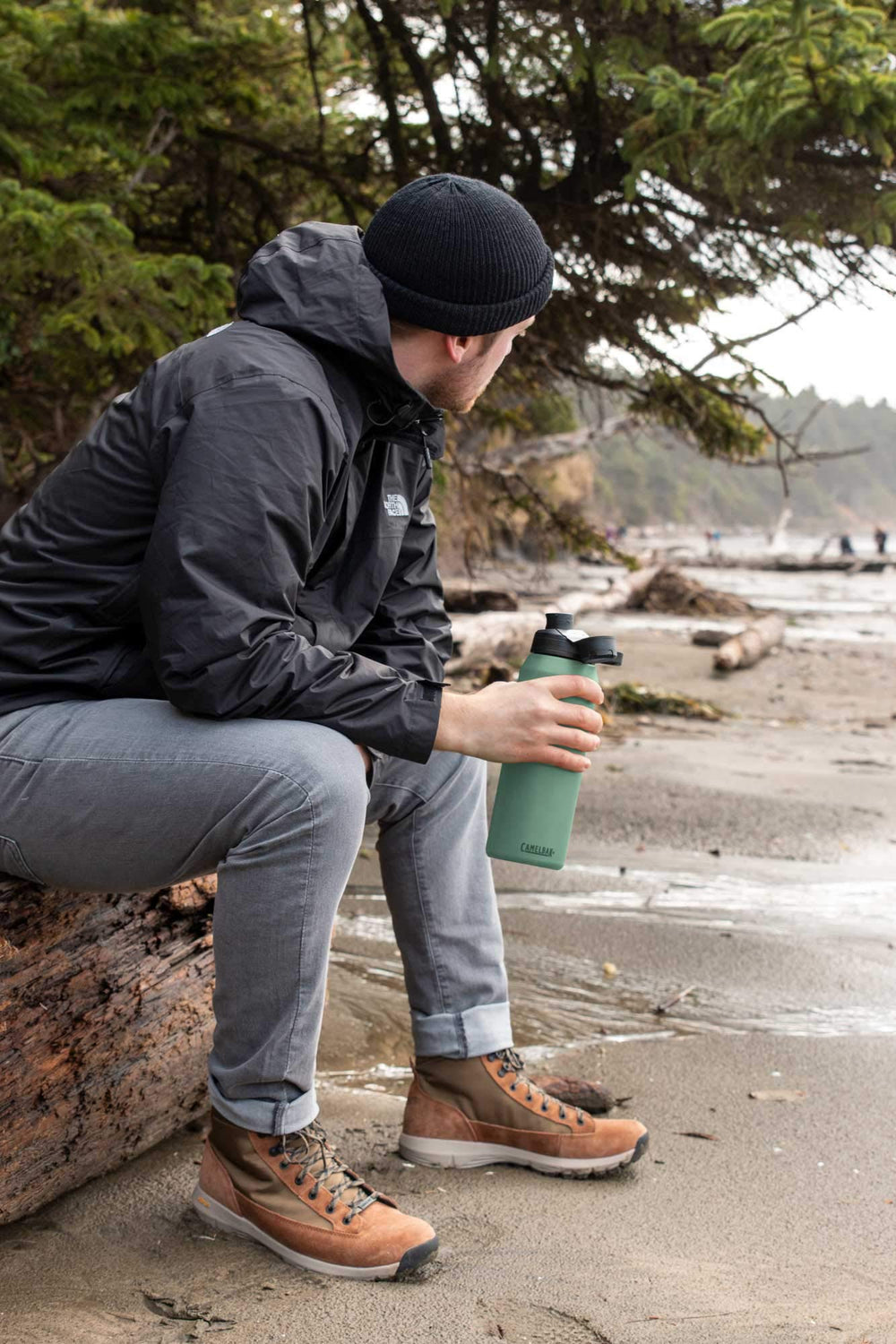 CamelBak botella colocada en bolso sin condensación, mantiene seco el interior