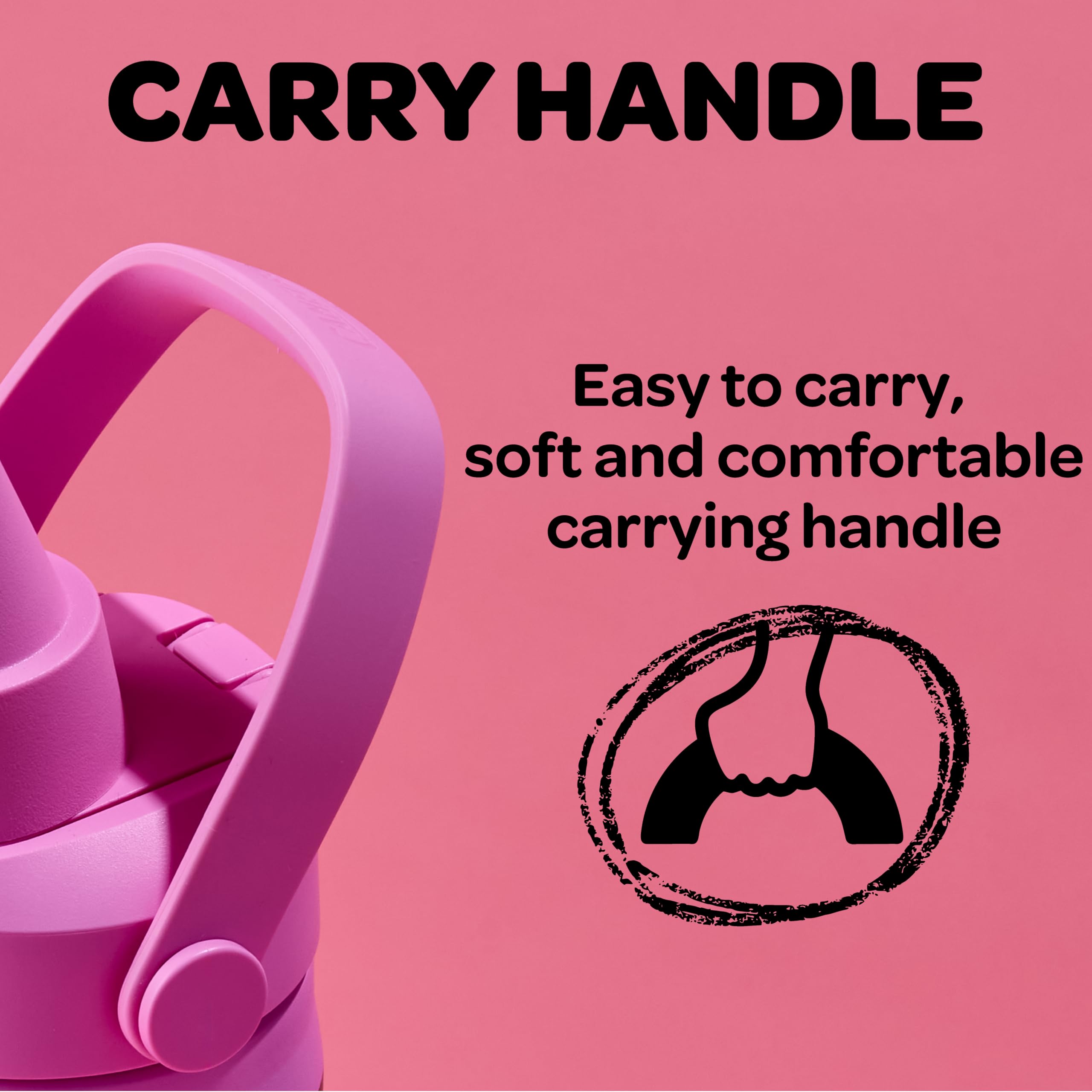 CamelBak primer plano del acero inoxidable que indica durabilidad