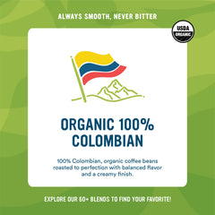 Cameron's Coffee granos en manos que ilustran tueste artesanal y aroma atractivo