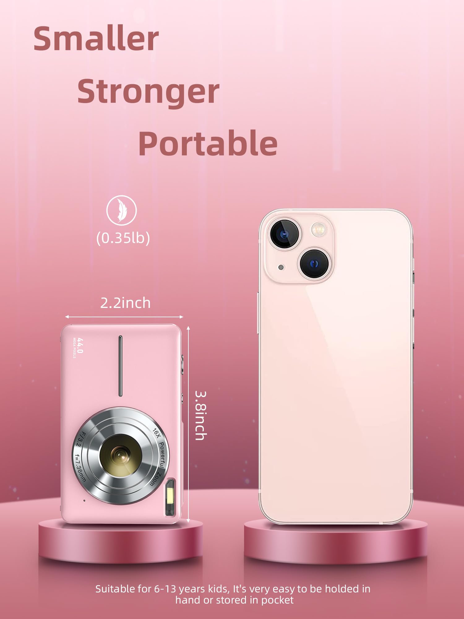 CAMKORY detalle de botones ergonómicos que facilitan el uso y aprendizaje
