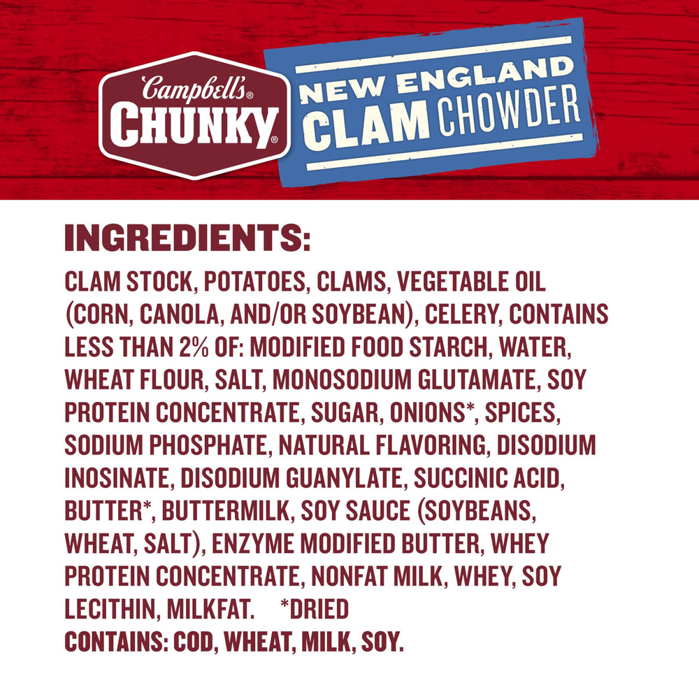Campbell’s Chunky servido en bol de pan, presentación lista para comer