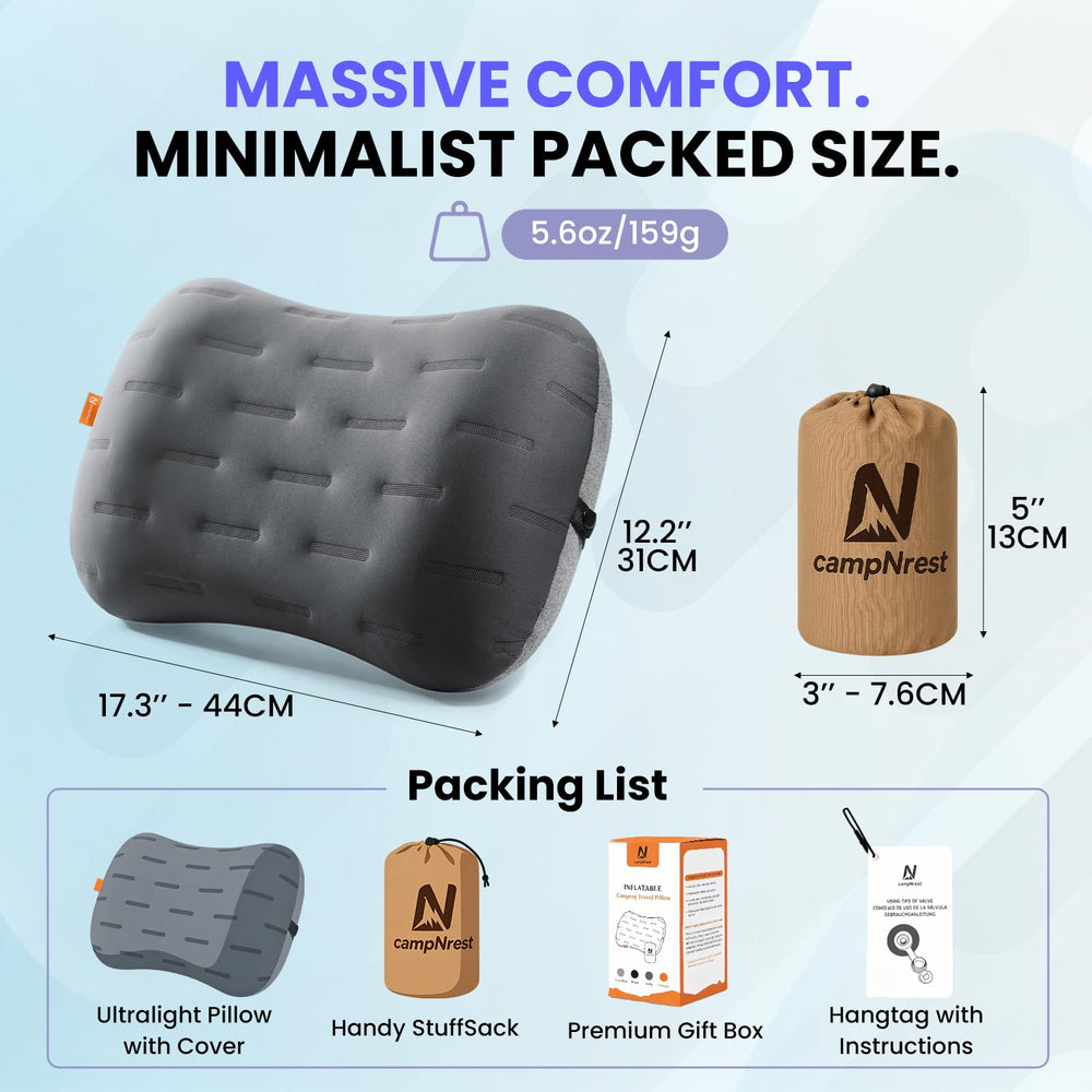 CAMPNREST usada como soporte lumbar en asiento para alivio