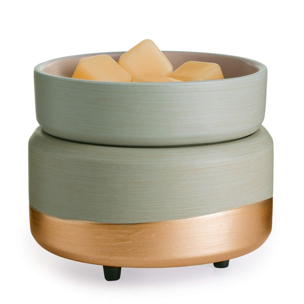 Candle Warmers Midas frontal mostrando diseño elegante y función segura