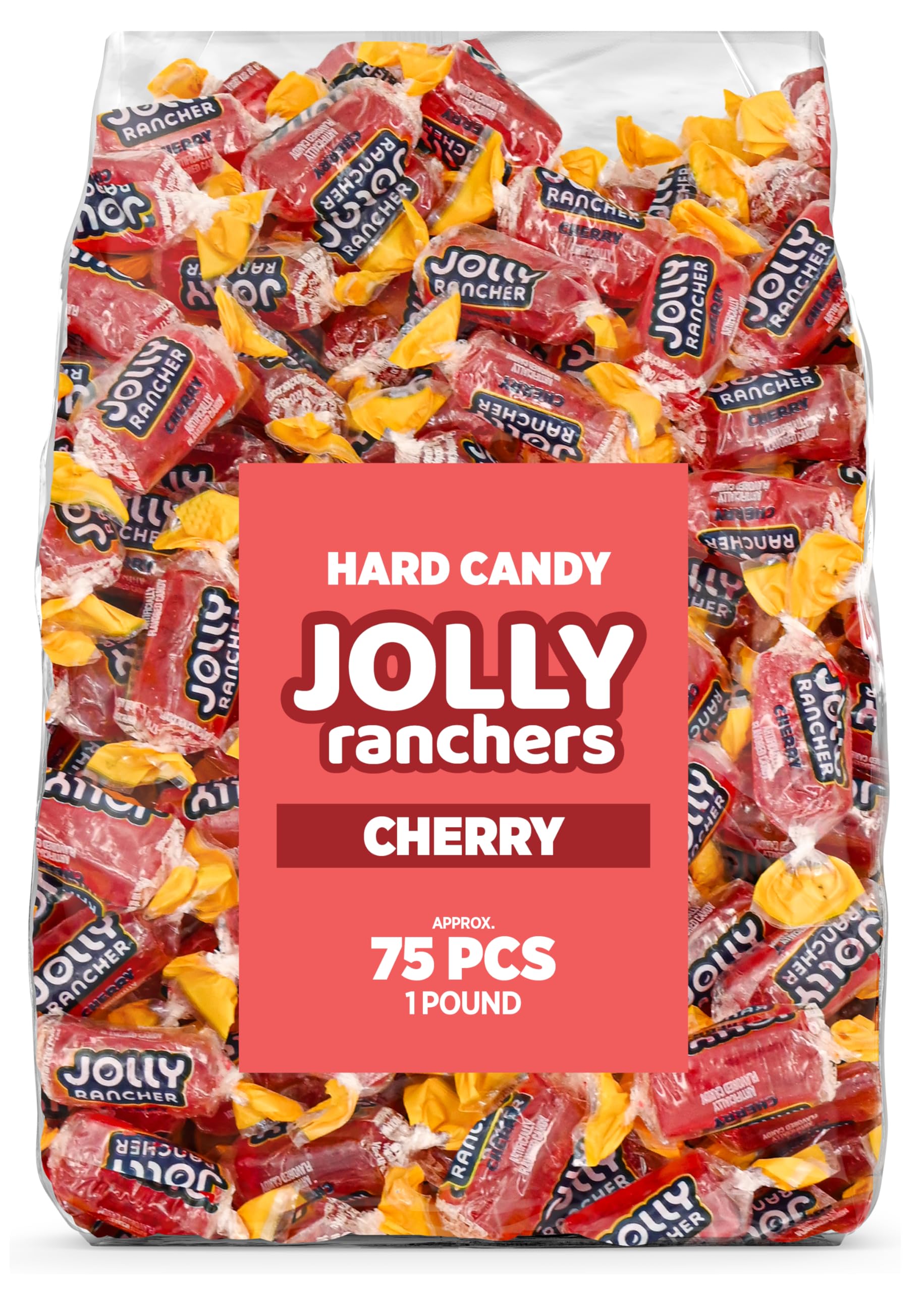 Candylish bolsa Cherry Jolly Ranchers frente del empaque y brillo atractivo