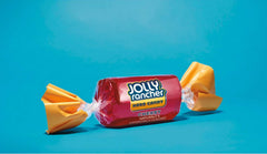 Candylish Jolly Ranchers comparación de tamaño en mano para referencia de porción