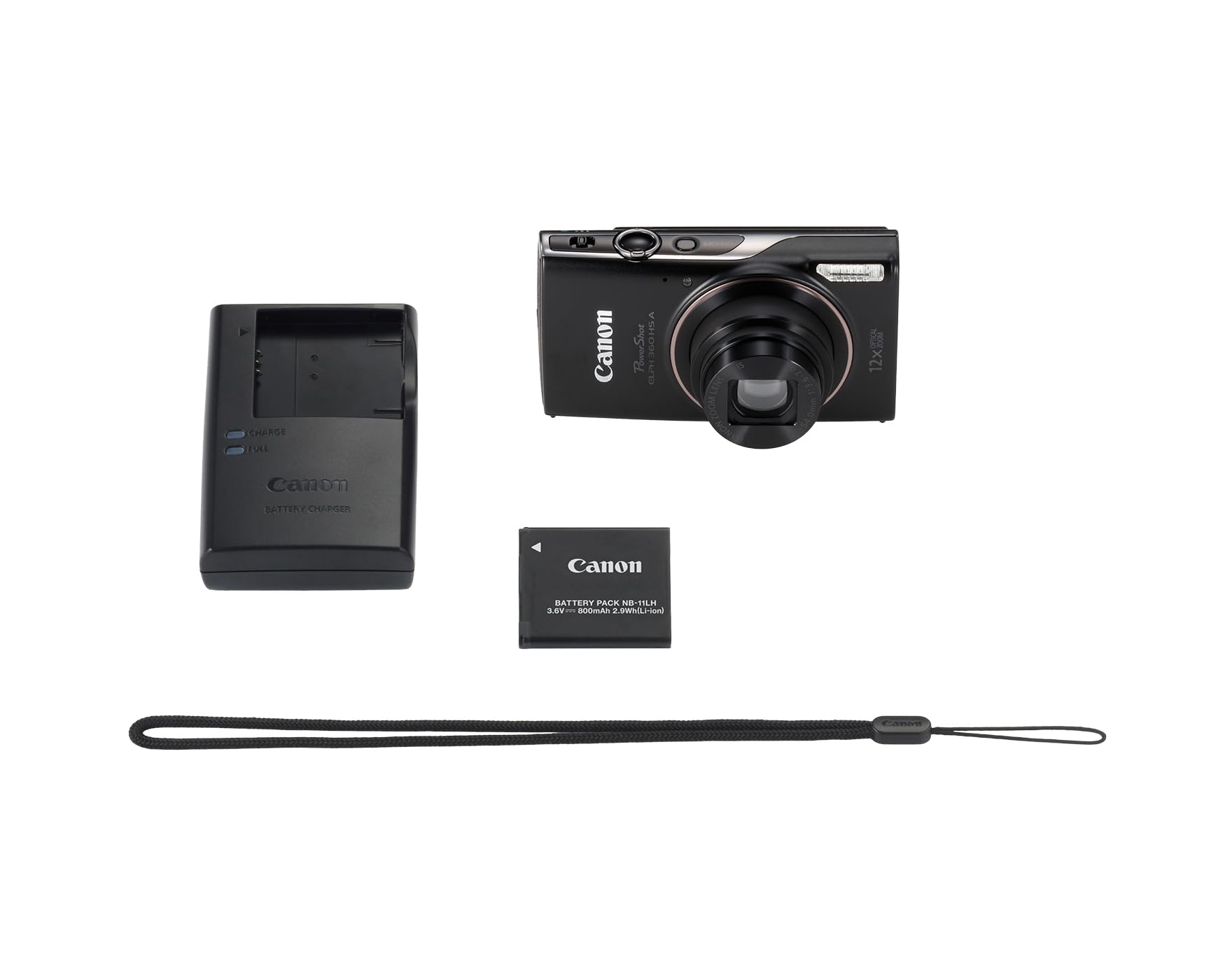 Canon PowerShot ELPH 360 HS pantalla LCD 3.0 pulgadas facilita encuadre y revisión