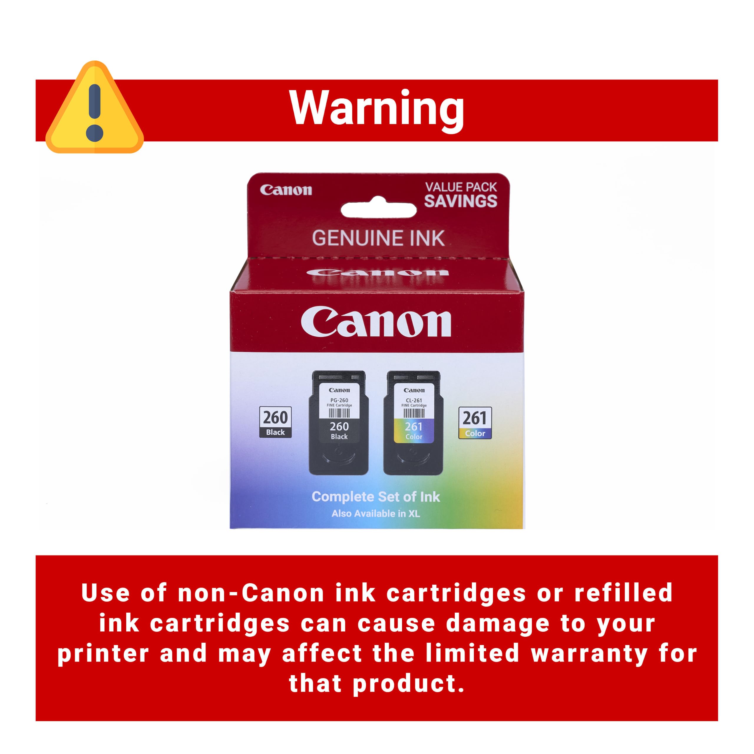 Canon embalaje con logo auténtico para evitar imitaciones