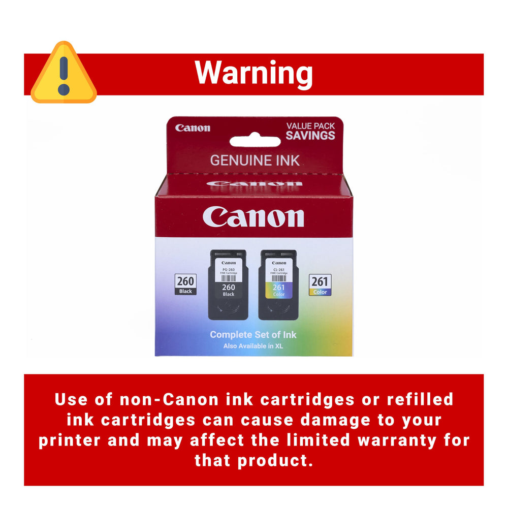 Canon embalaje con logo auténtico para evitar imitaciones