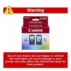 Canon embalaje con logo auténtico para evitar imitaciones