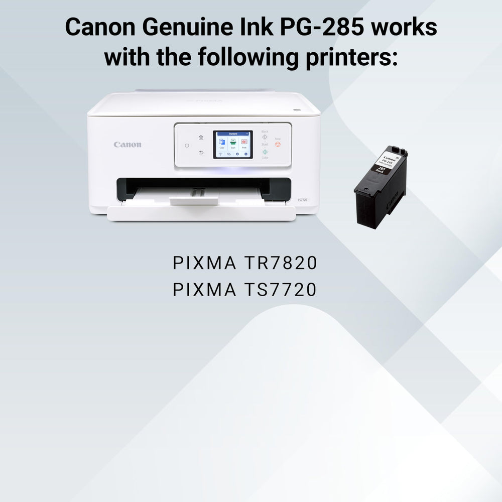 Canon PG-285 comparación de tamaño que facilita identificar el cartucho