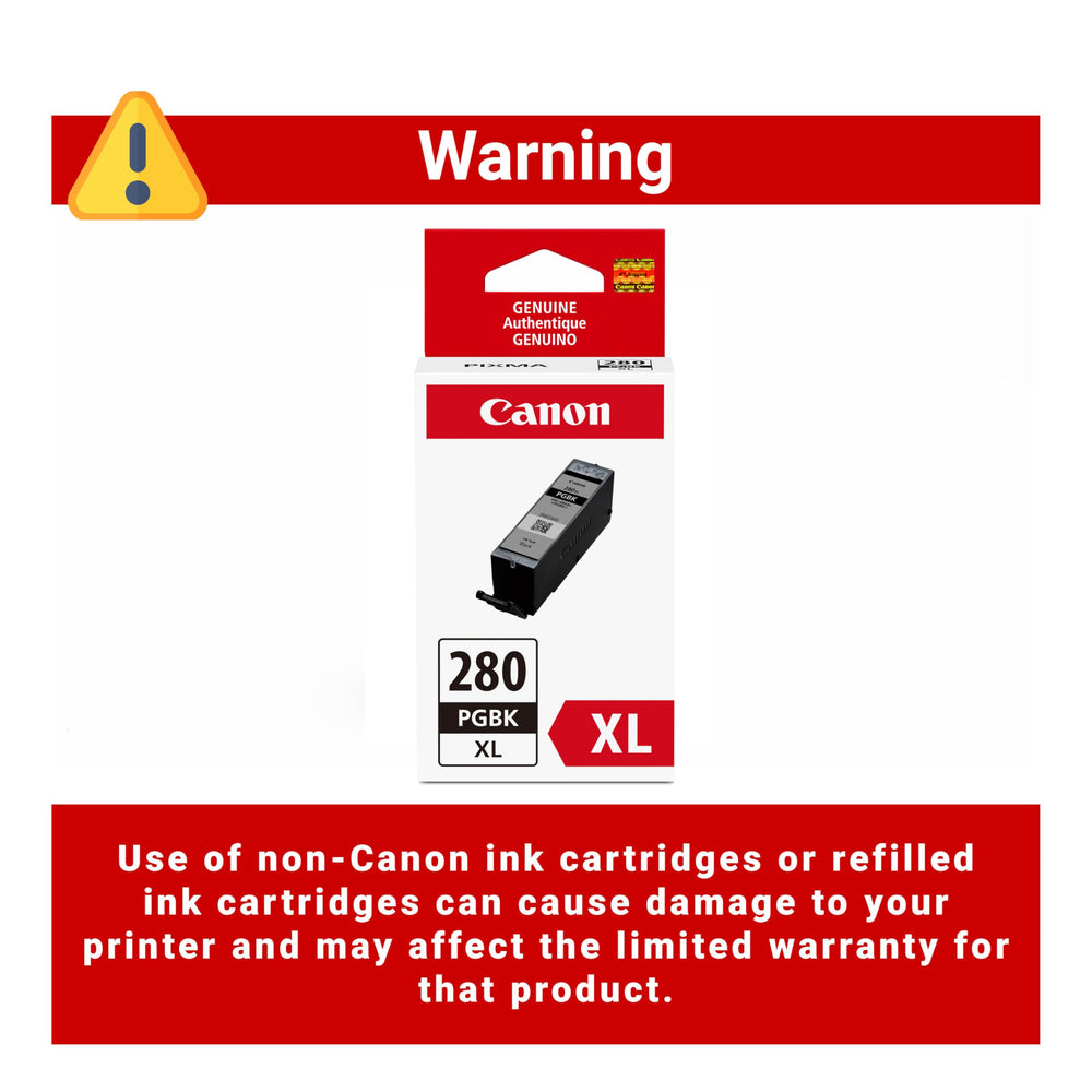 Canon PGI-280XL muestra la calidad de la tinta pigmentada en papel