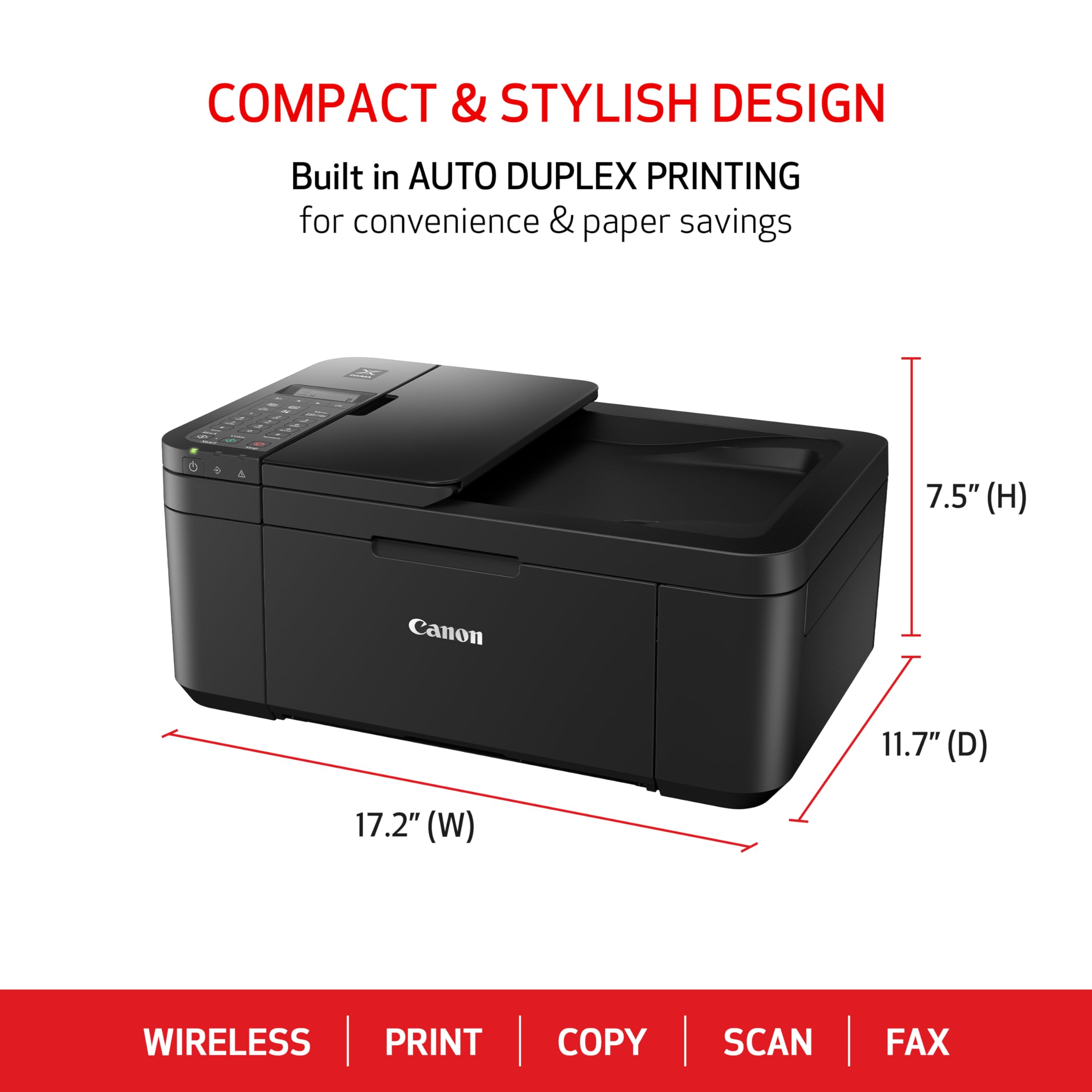 Canon PIXMA TR4720 alimentador automático de documentos ADF para gestionar lotes rápidamente