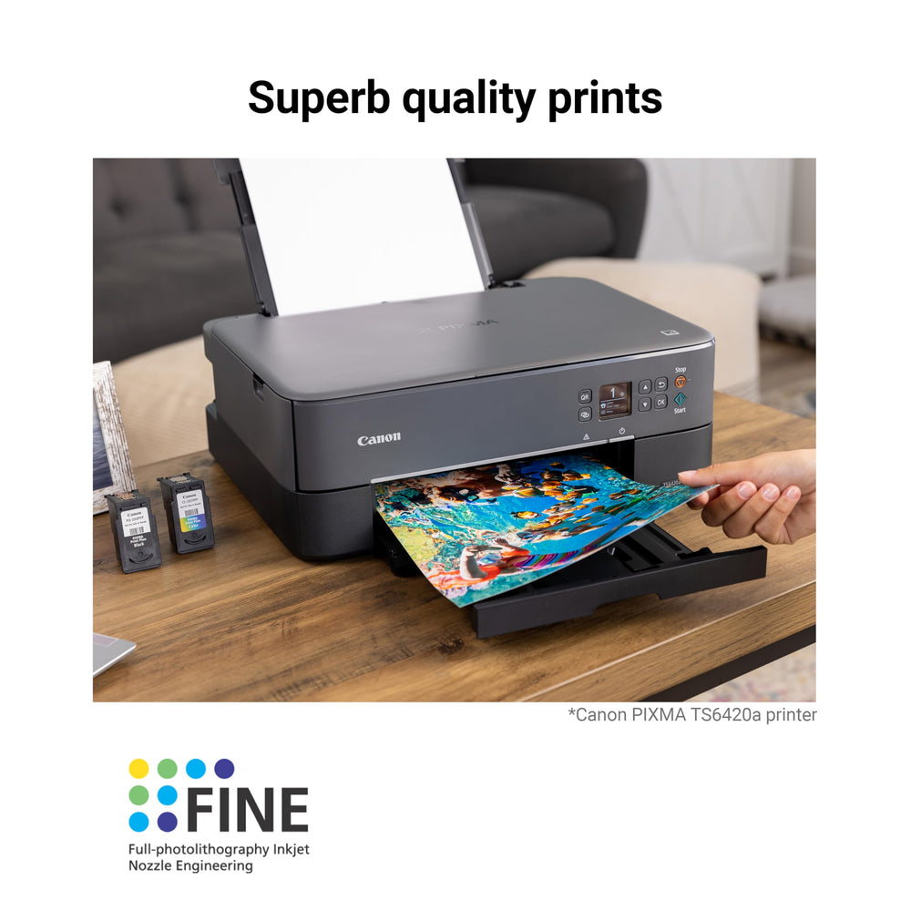 Canon impresión final en papel fotográfico con colores fieles