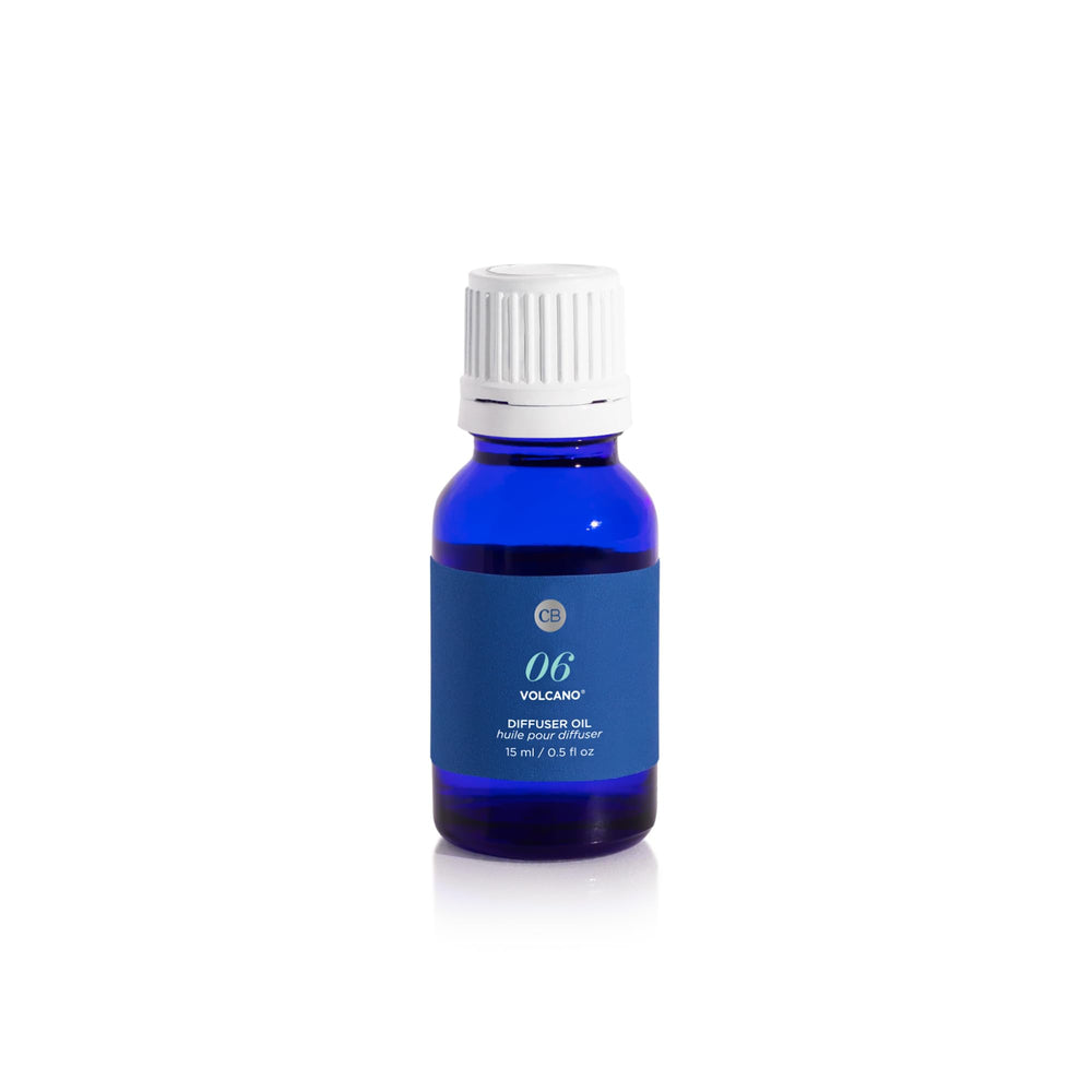 Capri Blue botella frontal mostrando etiqueta Volcano y aroma reconocible