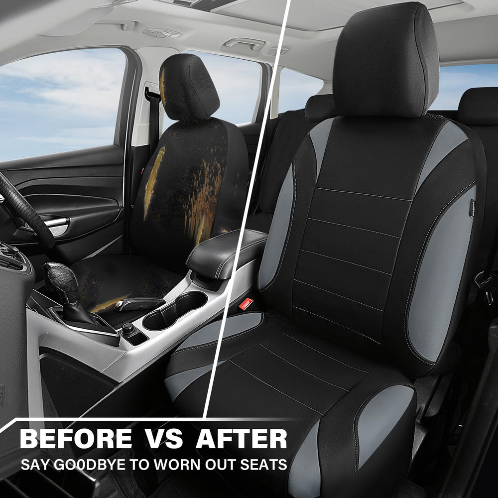 CAR PASS comparación de tamaño con asiento real para ajuste universal