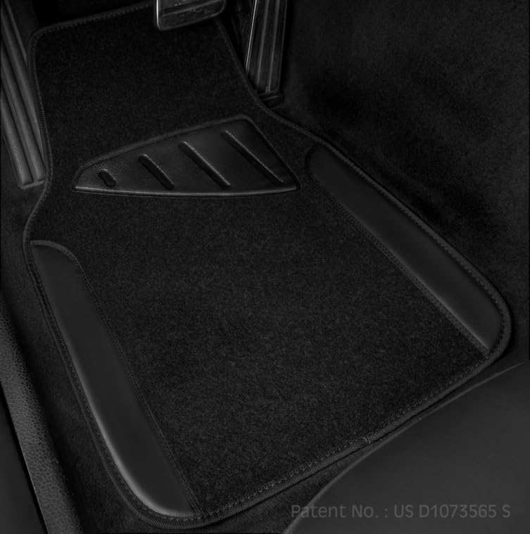 CAR PASS alfombrilla junto a regla para mostrar dimensiones y compatibilidad visual