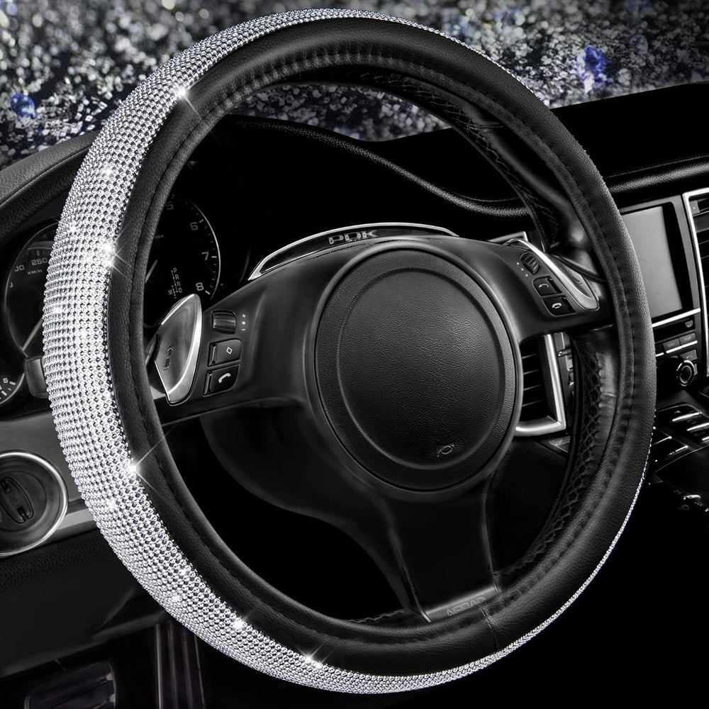 CAR PASS vista frontal de la funda plateada con brillo y ajuste elegante
