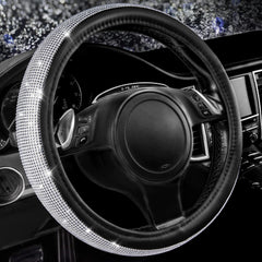 CAR PASS vista frontal de la funda plateada con brillo y ajuste elegante
