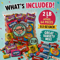 CARBON CANDY CO. primer plano de envolturas y texturas que facilitan reparto