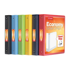 Cardinal carpeta frontal ClearVue con portada personalizada y organización visible