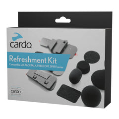 Cardo refresca kit frontal con piezas y beneficios de mantenimiento evidente