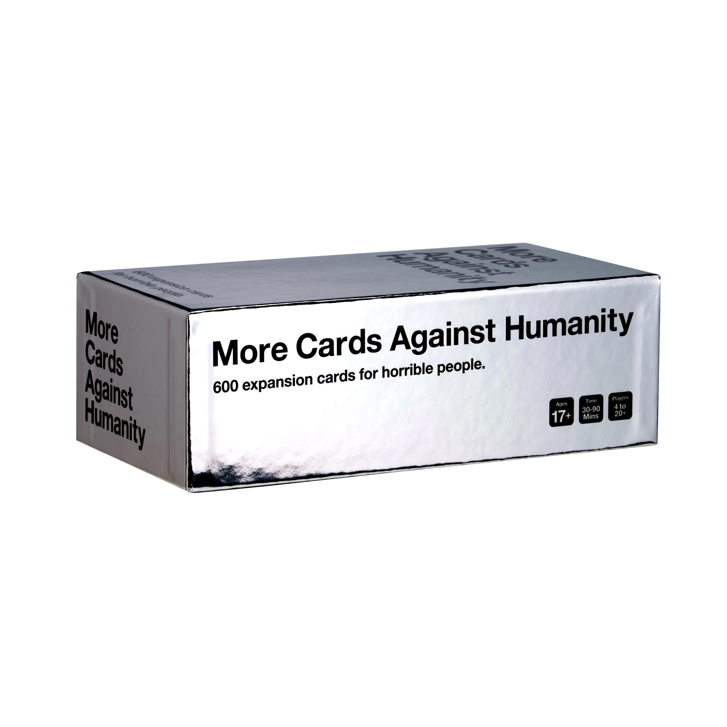 Cards Against Humanity primer plano del papel y tinta mostrando calidad y textura duradera