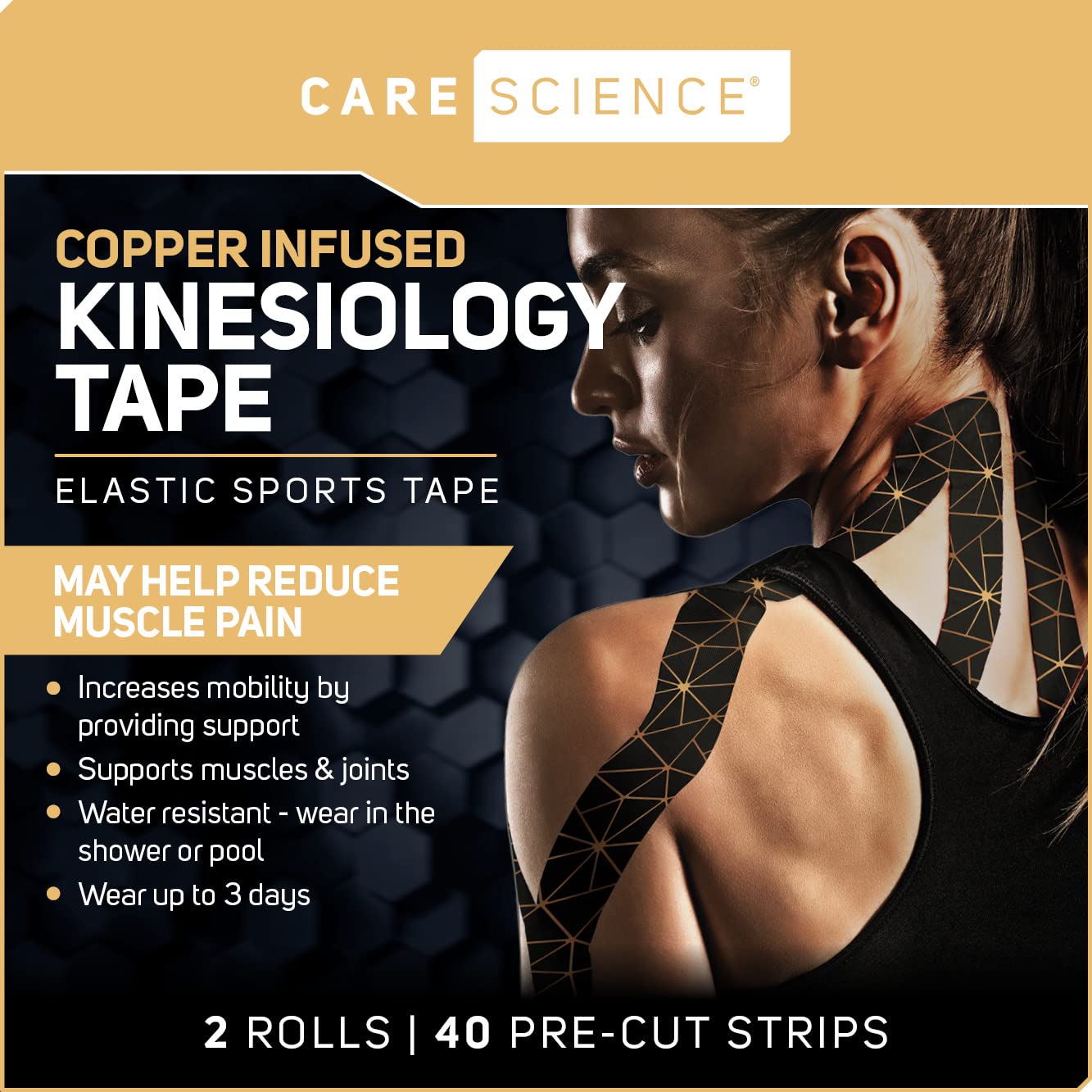 Care Science tiras precortadas listas para usar, aplicación rápida y cómoda