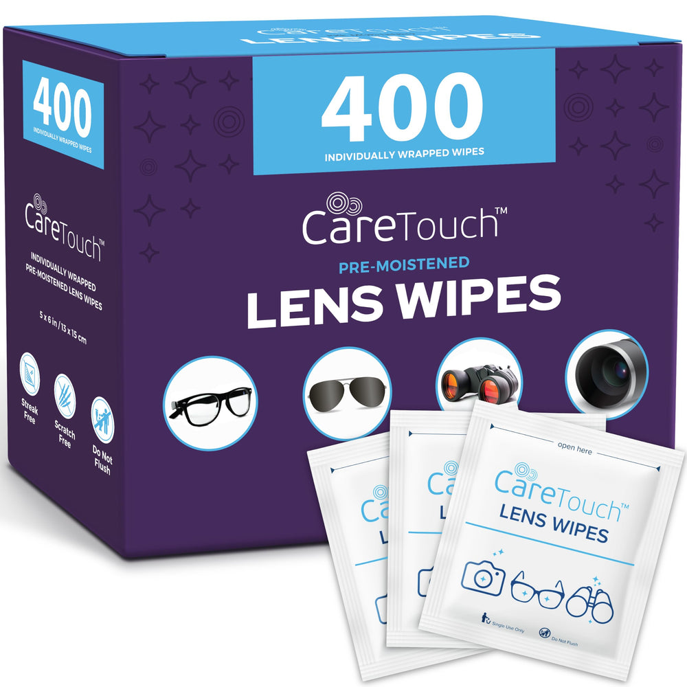 Care Touch front packaging showing 400-count supply and benefits