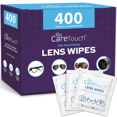 Care Touch front packaging showing 400-count supply and benefits