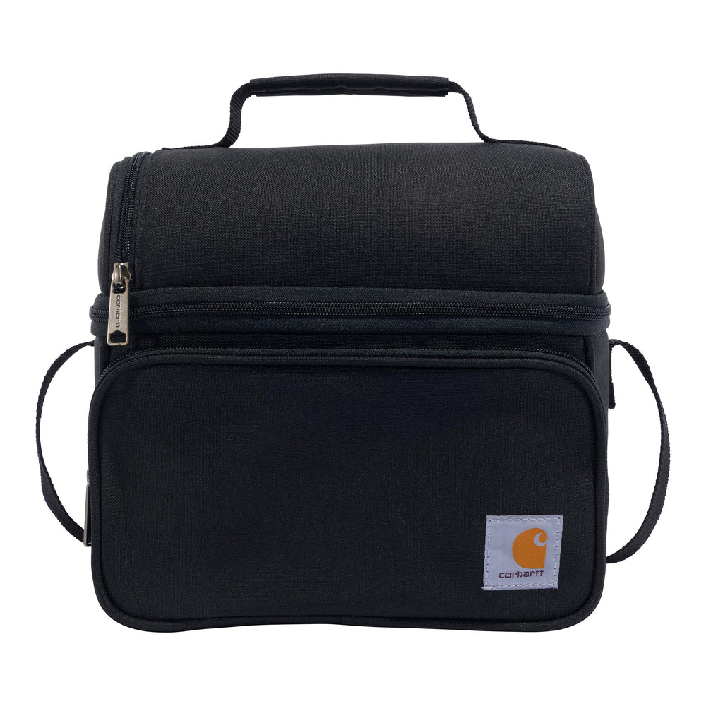 Carhartt frente del empaque mostrando diseño resistente y capacidad