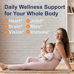 cápsula Carlson Omega-3 en mano para ver tamaño y comodidad