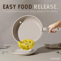 CAROTE mango desmontable acoplado a una sartén para traslado seguro del fogón a la mesa