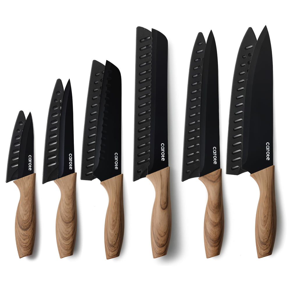CAROTE set frontal mostrando las 12 piezas, solución completa de cocina