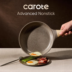 CAROTE tapas de vidrio con borde de silicona que retienen humedad y permiten ver