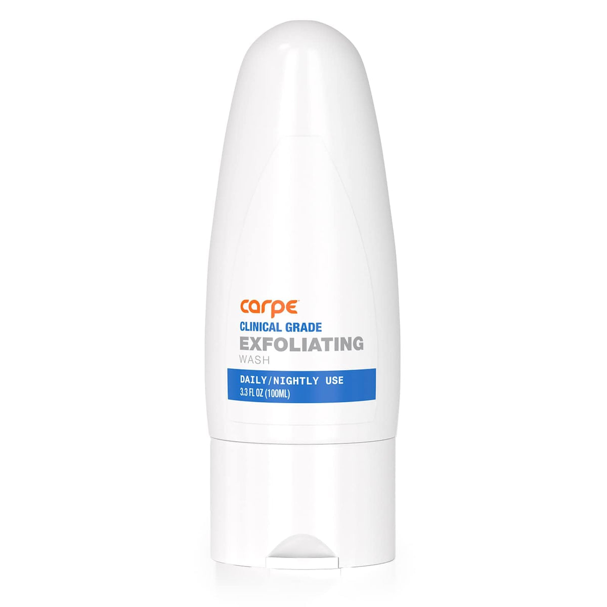 Carpe envase frontal mostrando el exfoliante y su aroma a menta para frescor prolongado