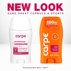 Carpe textura de loción Rose Water que se absorbe rápido y nutre