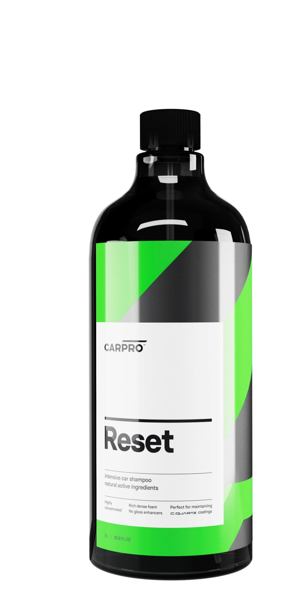 CARPRO Reset frente de la botella mostrando diseño y capacidad