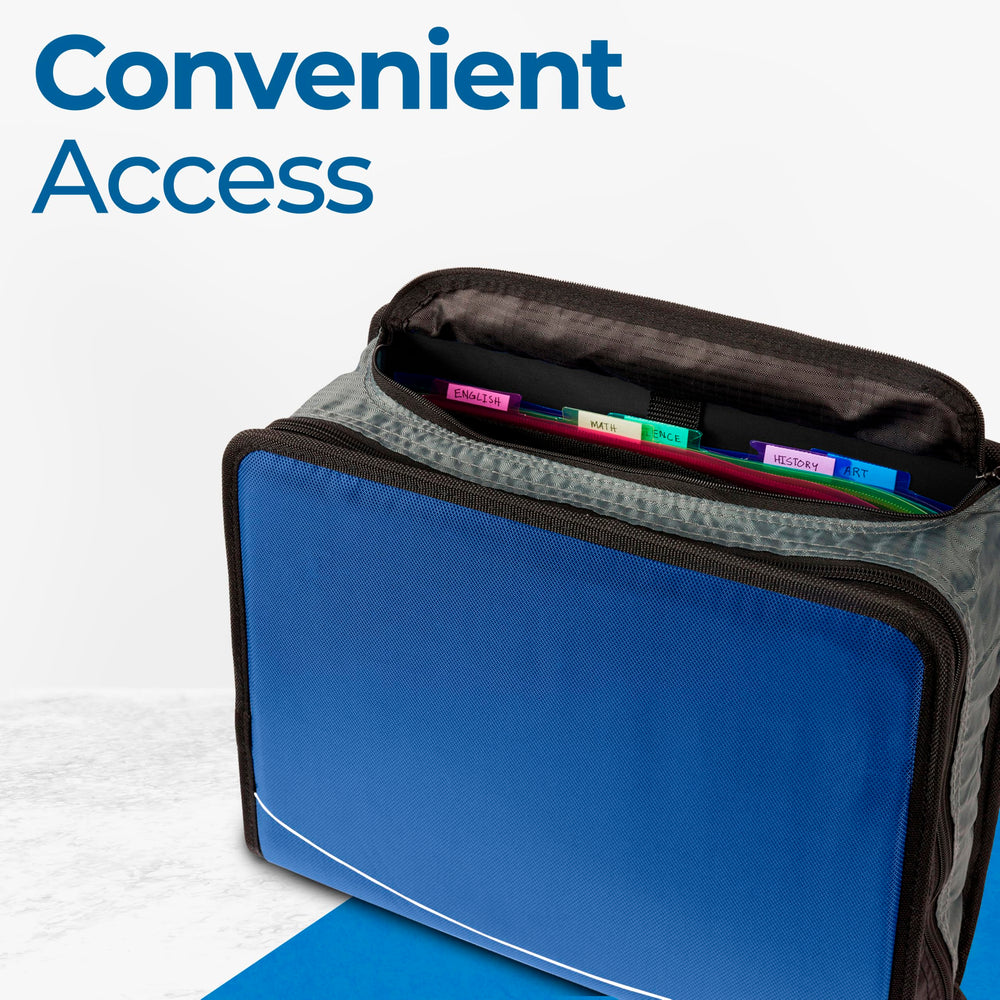 Case-it archivo expandible de 5 solapas para separar materias y mantener orden
