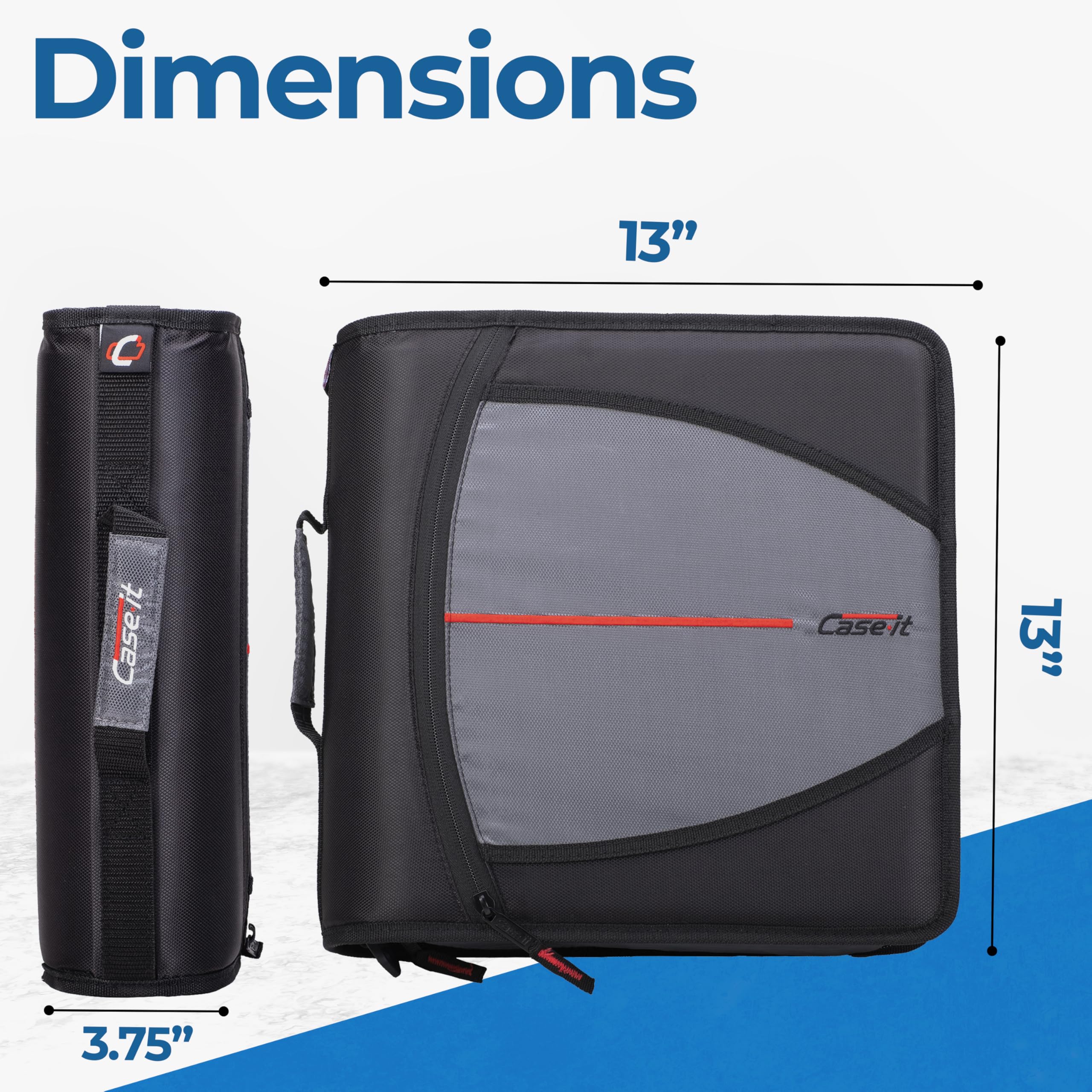 Case-it detalle del material ripstop mostrando resistencia y durabilidad