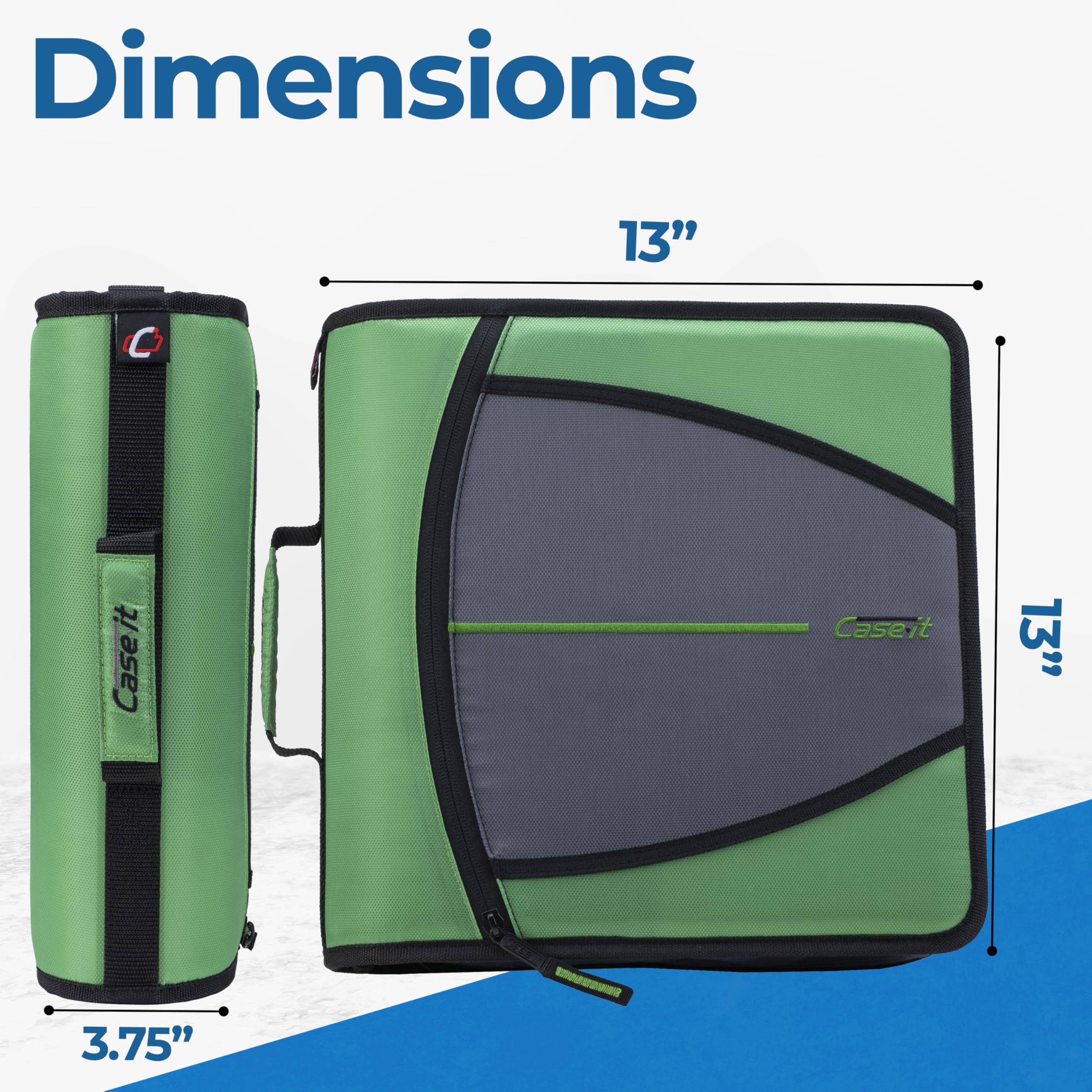 Case-it primer plano del tejido ripstop que ofrece durabilidad diaria.