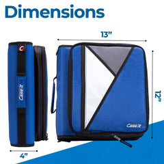 Bolsillo acolchado Case-it para tabletas de 13" con protección segura