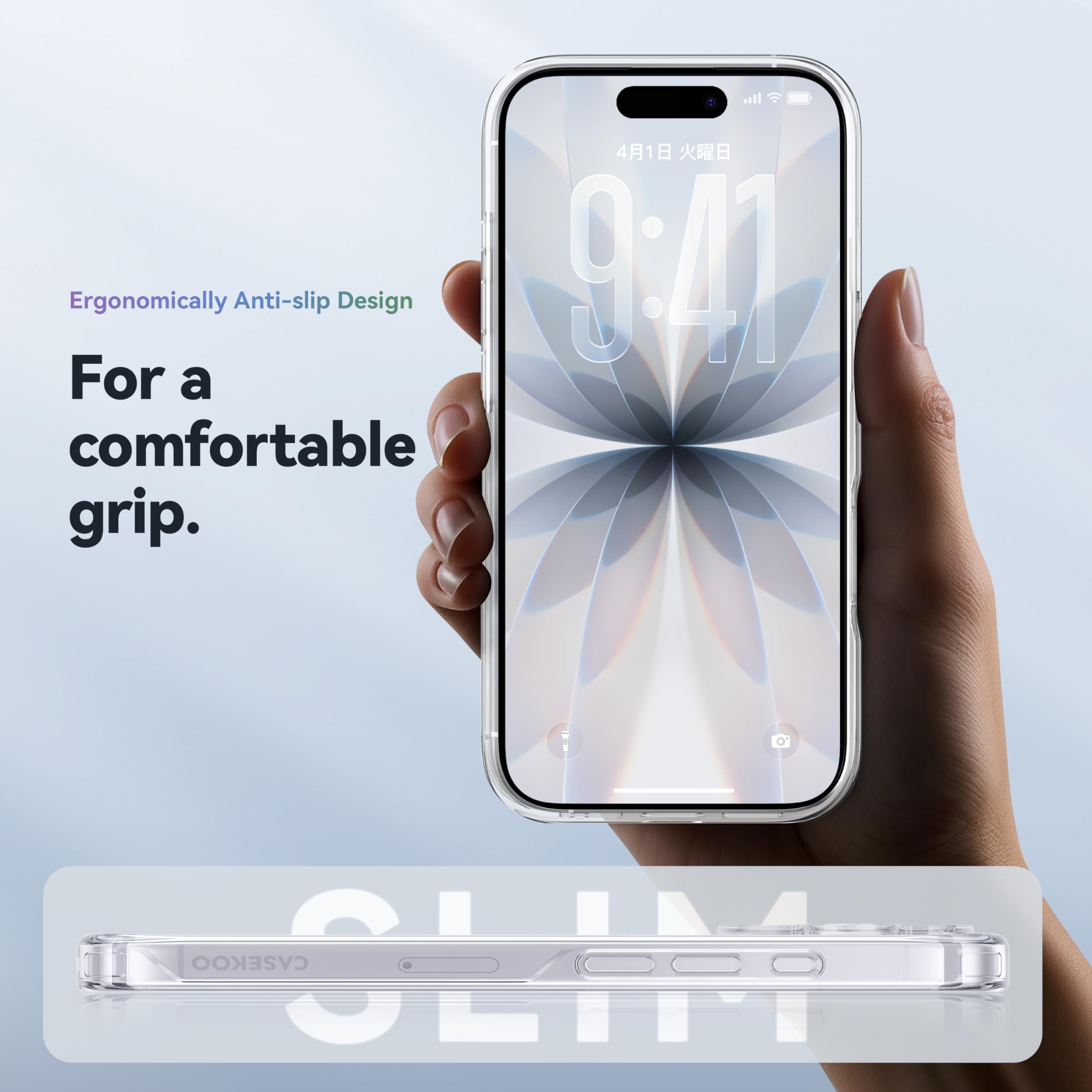 CASEKOO paquete con pegatinas incluidas para personalizar la funda del iPhone 17