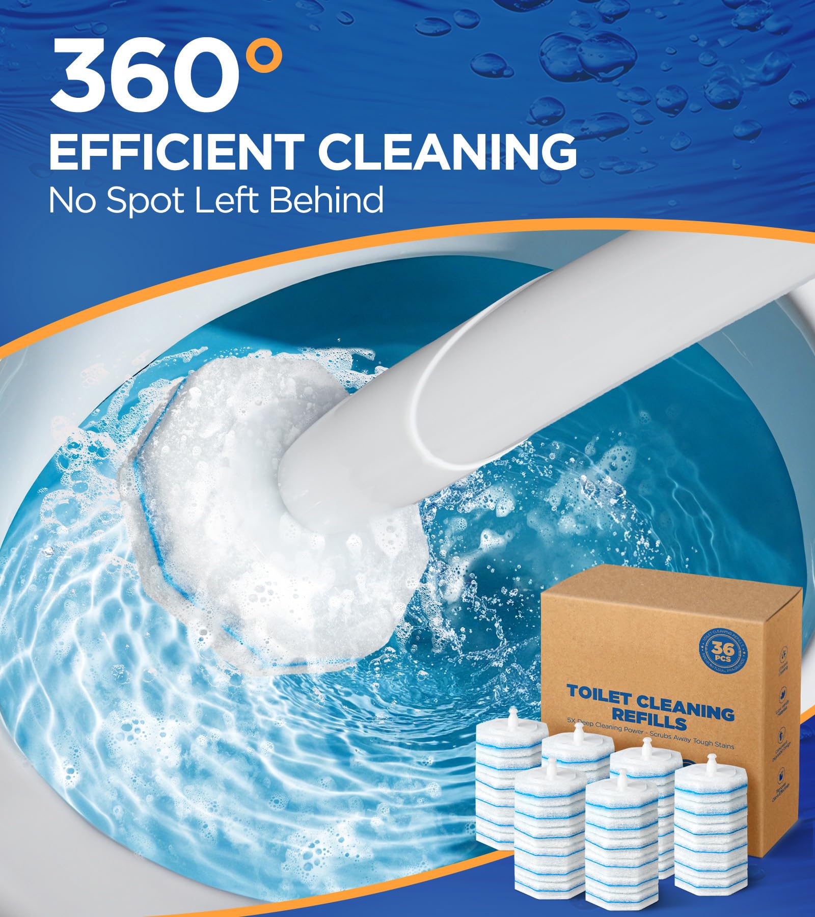 Caspeak recambios en baño moderno mostrando limpieza y fragancia fresca