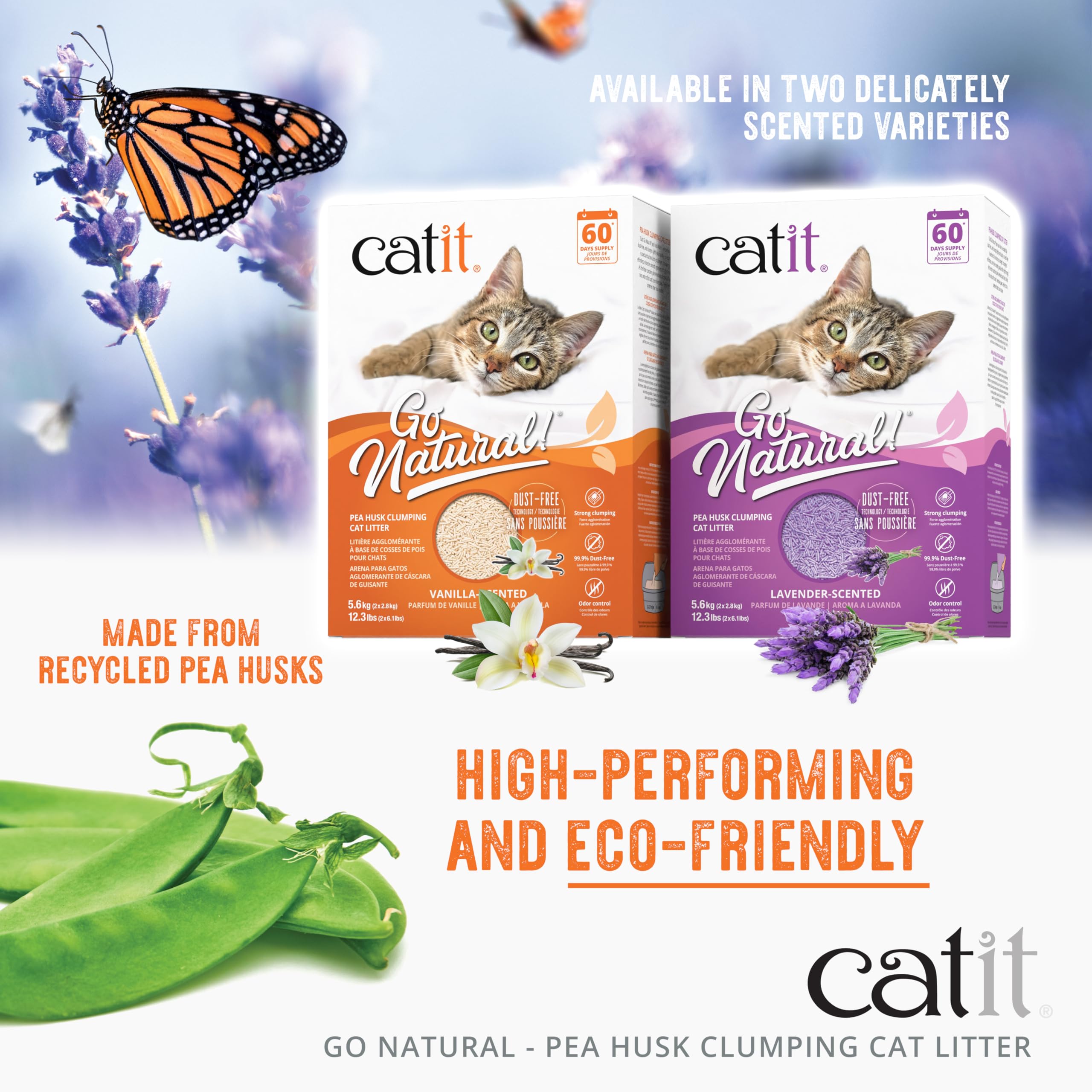 Catit arena dentro de arenero con tapa, diseño compatible y discreto
