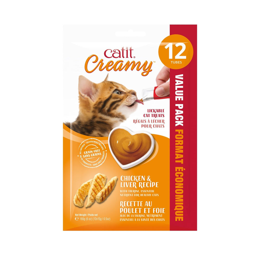 Catit etiqueta con ingredientes y recomendaciones visibles en el envase