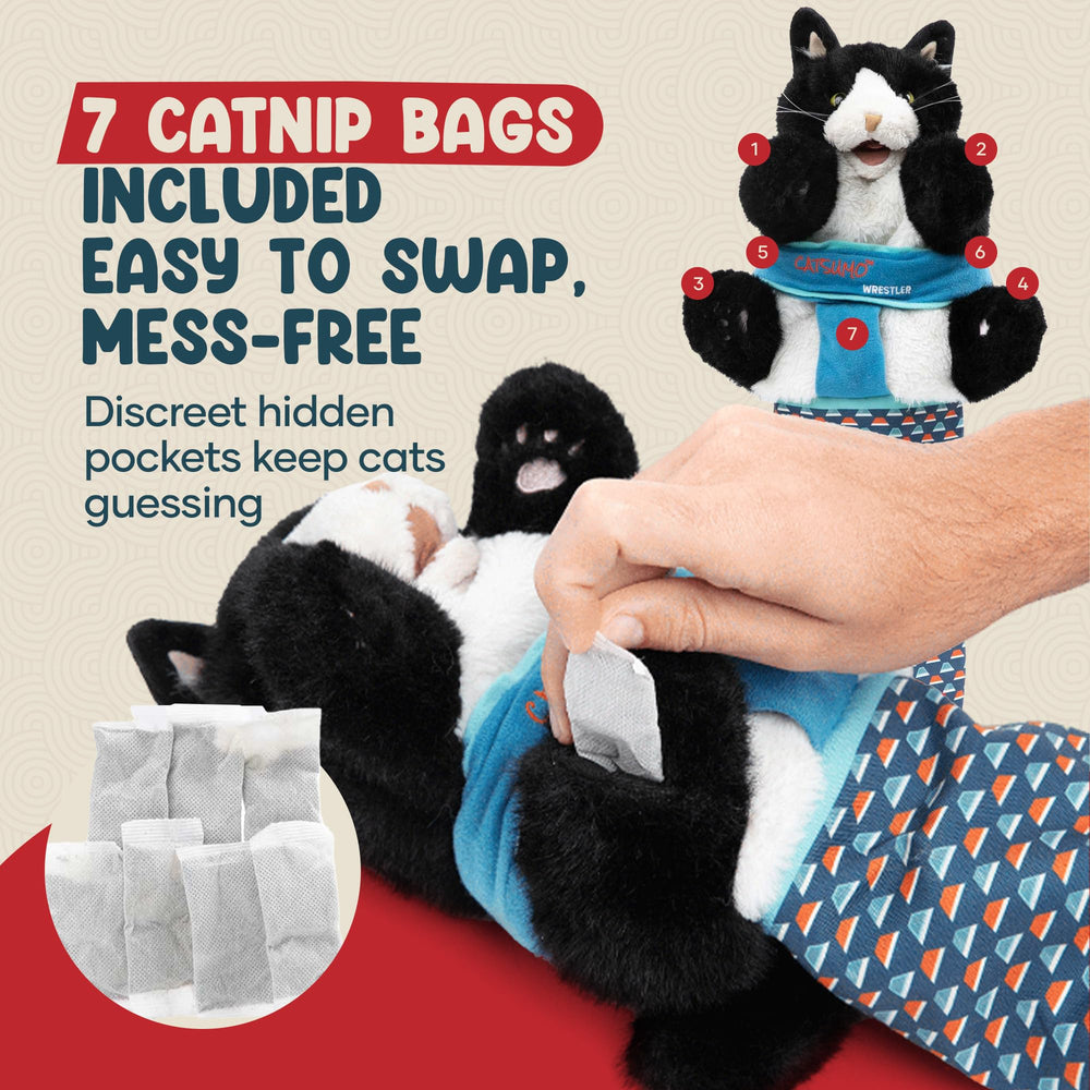 CATSUMO patas móviles en acción, imitan presa para caza simulada