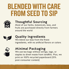 Celestial Seasonings especias frescas (canela, jengibre, cardamomo, clavo) con beneficio aromático